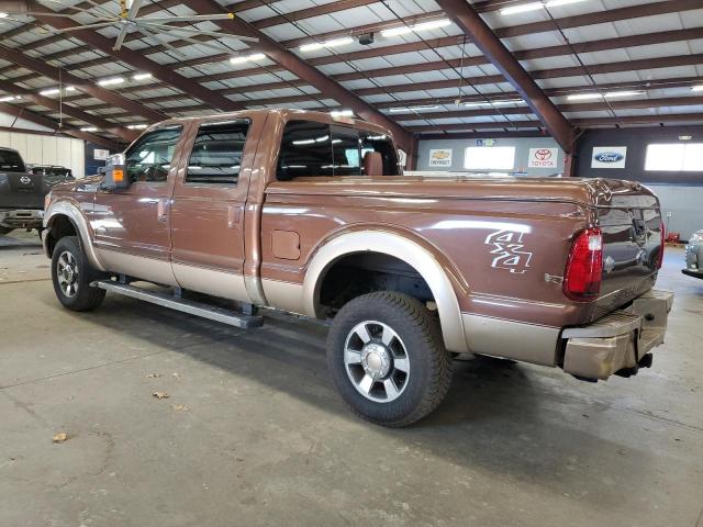 1FT8W3B66BEB35588 - 2011 FORD F350 SUPER DUTY BROWN photo 2