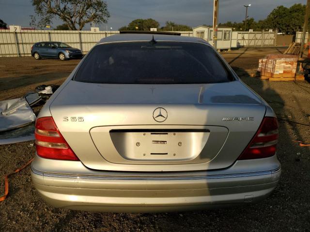 WDBNG73J11A182042 - 2001 MERCEDES-BENZ S 55 AMG SILVER photo 6