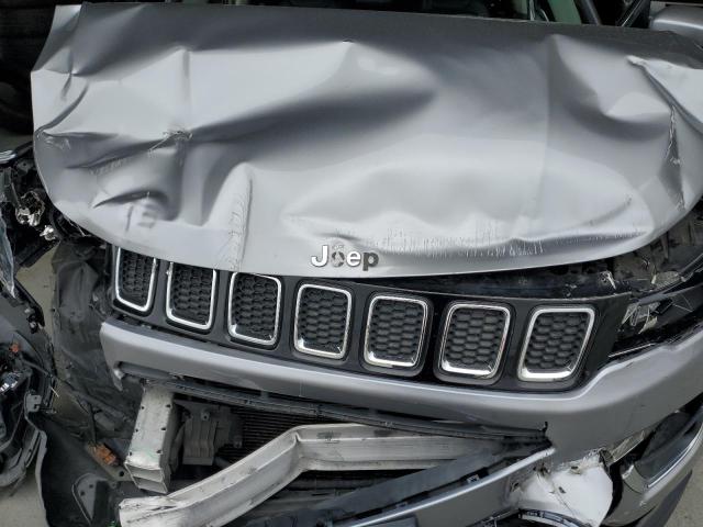 3C4NJCCB8KT675960 - 2019 JEEP COMPASS LIMITED ვერცხლისფერი ფოტო 12