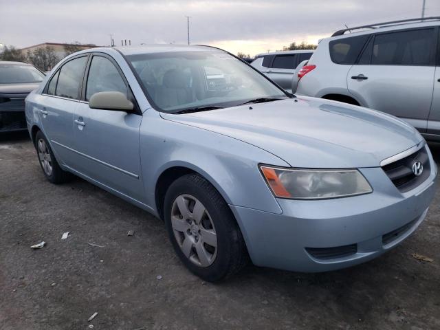 5NPET46CX8H391260 - 2008 HYUNDAI SONATA GLS BLUE photo 4