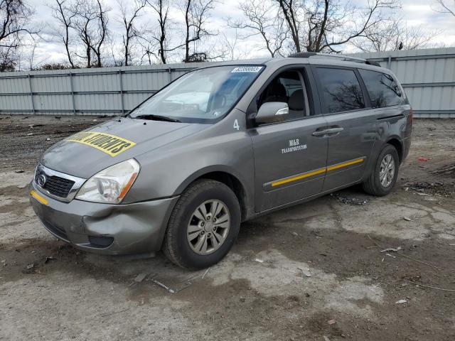 KNDMG4C77B6388115 - 2011 KIA SEDONA LX GRAY photo 1