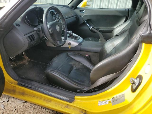 1G8MB35B78Y132929 - 2008 SATURN SKY YELLOW photo 7