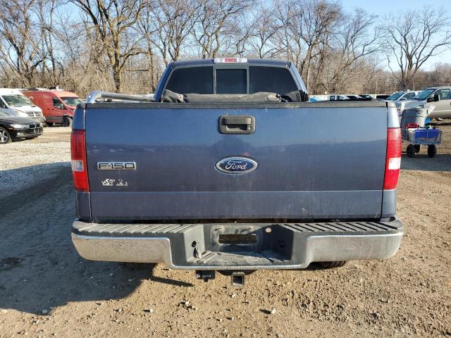 1FTPX14564NB05169 - 2004 FORD F150 BLUE photo 6