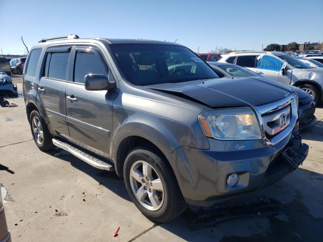 5FNYF3H57BB001864 - 2011 HONDA PILOT EXL GRAY photo 4