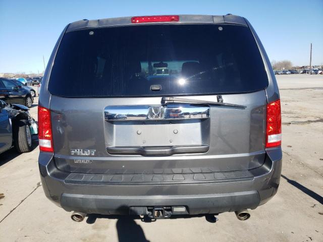 5FNYF3H57BB001864 - 2011 HONDA PILOT EXL GRAY photo 6