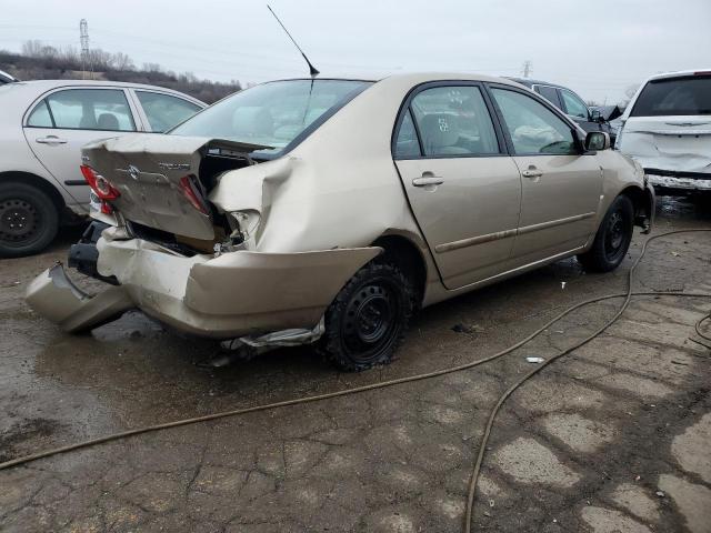 2T1BR32E48C917517 - 2008 TOYOTA COROLLA CE GOLD photo 3