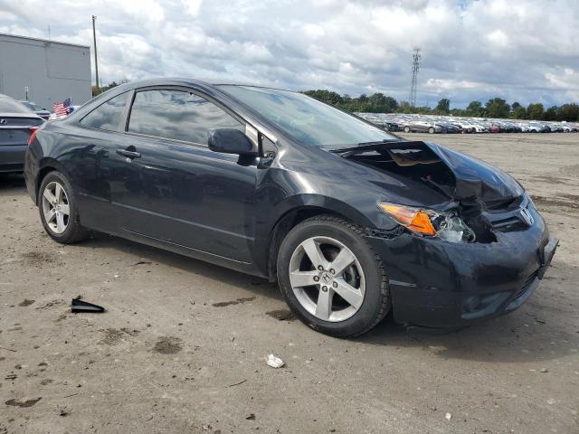 2HGFG11836H503155 - 2006 HONDA CIVIC EX BLACK photo 4