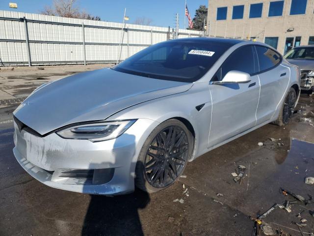 5YJSA1E28HF211112 - 2017 TESLA MODEL S Gümüş foto 1