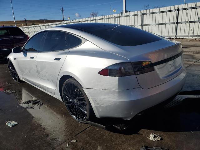 5YJSA1E28HF211112 - 2017 TESLA MODEL S Gümüş foto 2