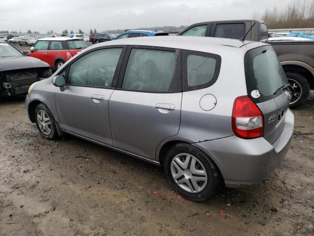 JHMGD37447S817272 - 2007 HONDA FIT SILVER photo 2