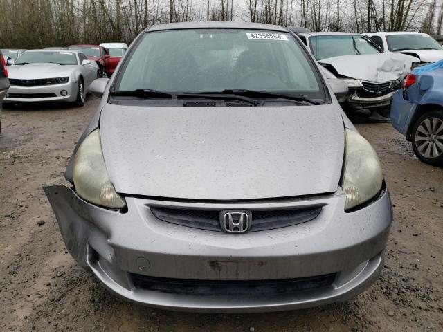 JHMGD37447S817272 - 2007 HONDA FIT SILVER photo 5