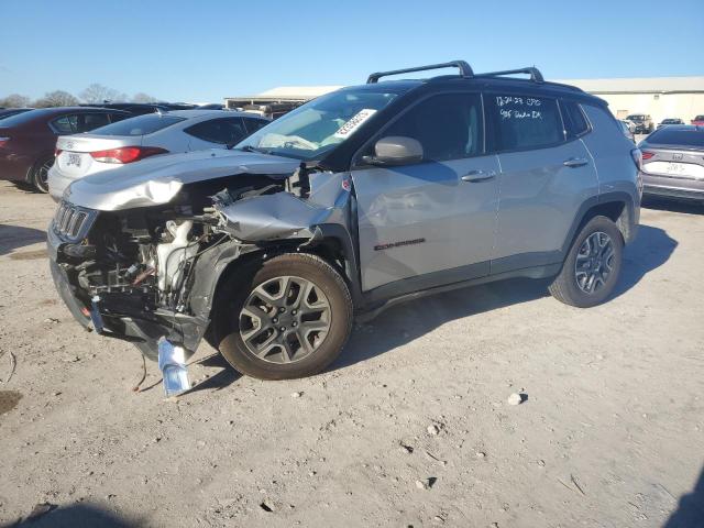 3C4NJDDB6KT627443 - 2019 JEEP COMPASS TRAILHAWK SILVER photo 1