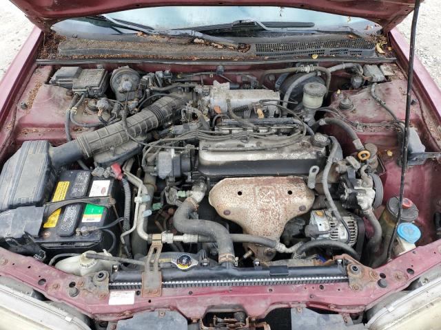 1HGCD5631VA013813 - 1997 HONDA ACCORD LX RED photo 11