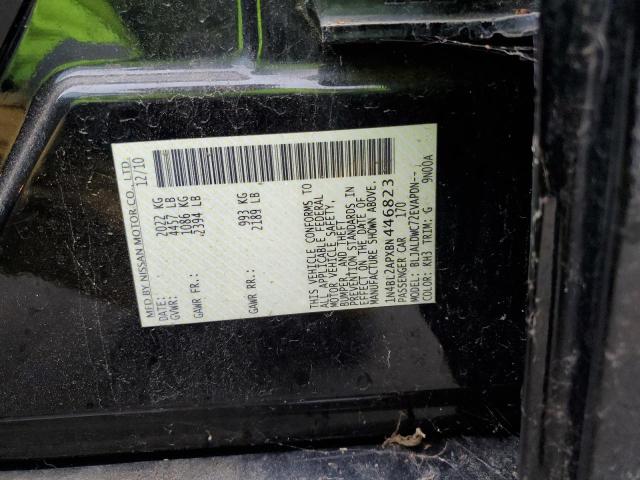 1N4BL2APXBN446823 - 2011 NISSAN ALTIMA SR BLACK photo 12