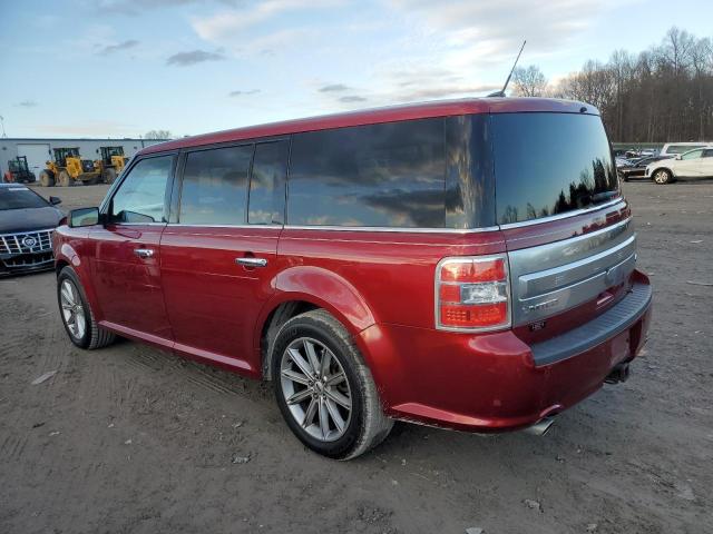 2FMGK5D82HBA03932 - 2017 FORD FLEX LIMITED RED photo 2