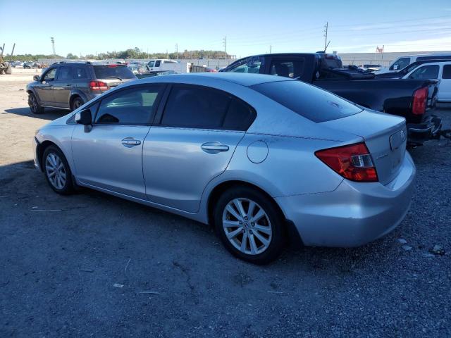 2HGFB2F86CH568140 - 2012 HONDA CIVIC EX SILVER photo 2