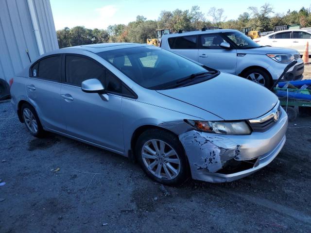 2HGFB2F86CH568140 - 2012 HONDA CIVIC EX SILVER photo 4