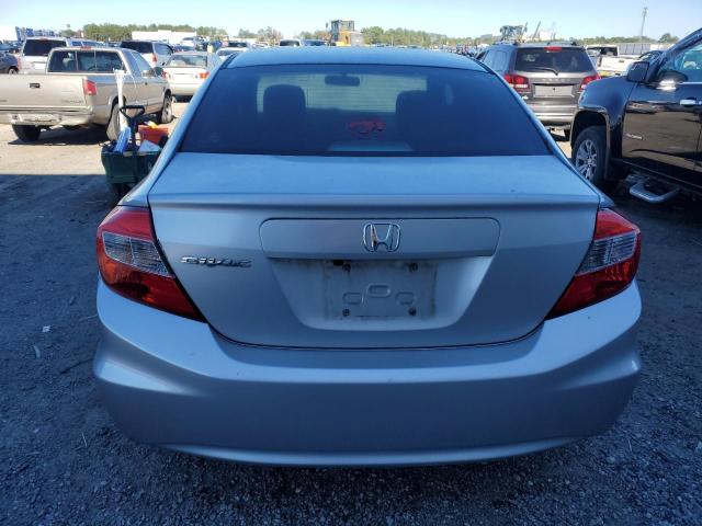 2HGFB2F86CH568140 - 2012 HONDA CIVIC EX SILVER photo 6