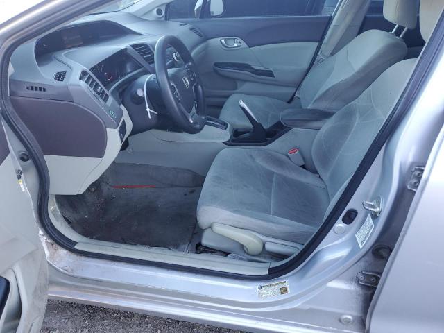 2HGFB2F86CH568140 - 2012 HONDA CIVIC EX SILVER photo 7