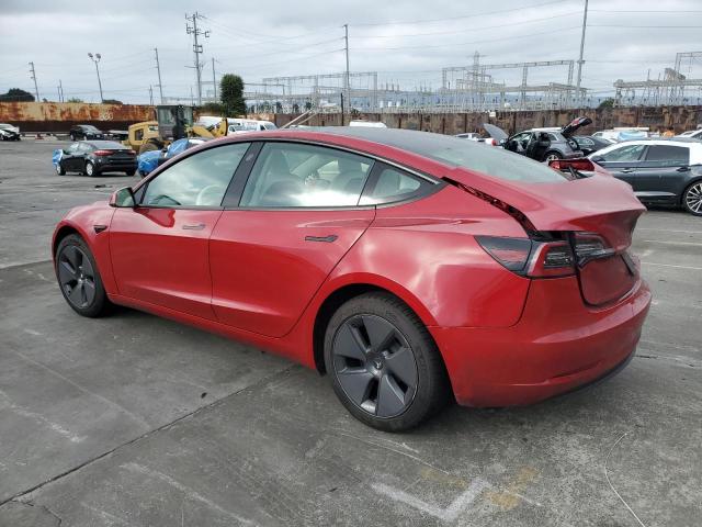 5YJ3E1EA8NF319015 - 2022 TESLA MODEL 3 Կարմիր լուսանկար 2