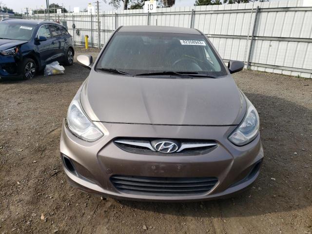 KMHCT5AE2DU079015 - 2013 HYUNDAI ACCENT GLS GOLD photo 5