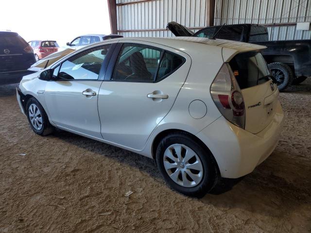 JTDKDTB32D1556798 - 2013 TOYOTA PRIUS C WHITE photo 2