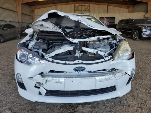 JTDKDTB32D1556798 - 2013 TOYOTA PRIUS C WHITE photo 5