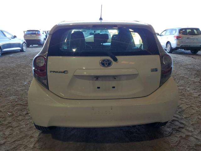 JTDKDTB32D1556798 - 2013 TOYOTA PRIUS C WHITE photo 6