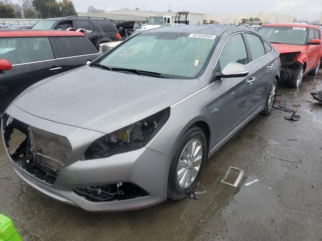 KMHE24L31HA064871 - 2017 HYUNDAI SONATA HYBRID GRAY photo 1