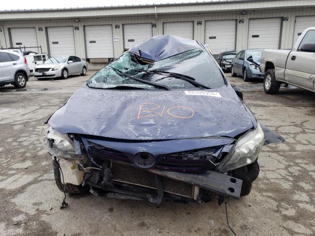 2T1BU4EE5BC672475 - 2011 TOYOTA COROLLA BASE BLUE photo 5