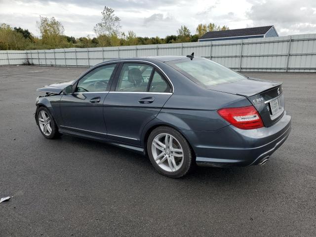 WDDGF8AB3DG131793 - 2013 MERCEDES-BENZ C 300 4MATIC GRAY photo 2