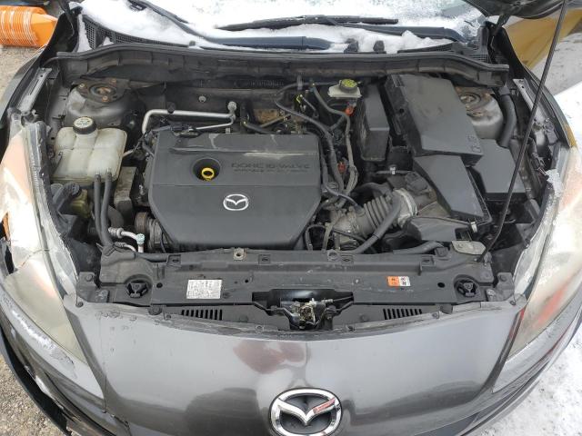 JM1BL1SF8A1330116 - 2010 MAZDA 3 I GRAY photo 11