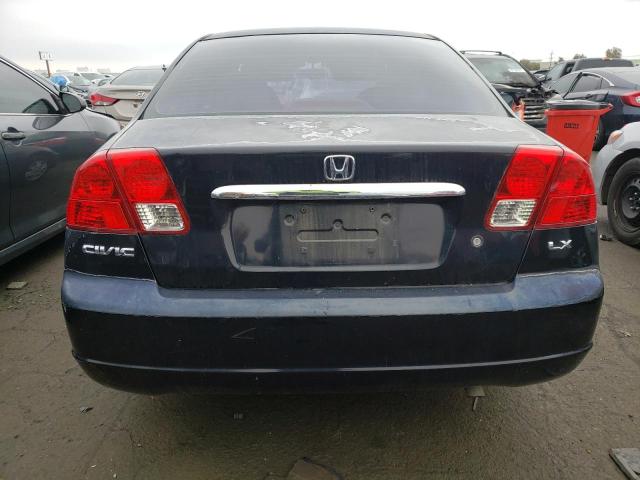 2HGES16523H605275 - 2003 HONDA CIVIC LX BLACK photo 6