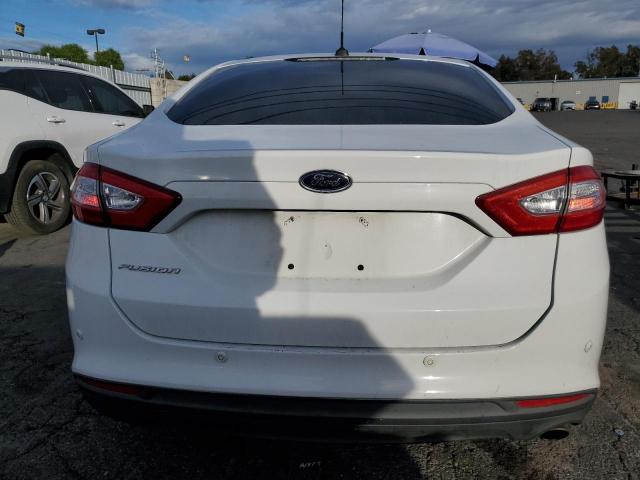 3FA6P0G75ER259735 - 2014 FORD FUSION S WHITE photo 6