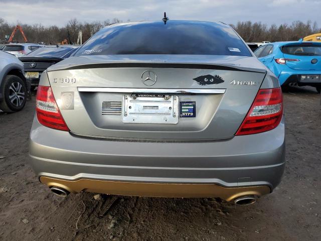 WDDGF8AB6EA942461 - 2014 MERCEDES-BENZ C 300 4MATIC GRAY photo 6