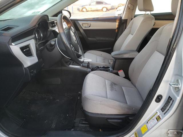 5YFBURHE6GP449880 - 2016 TOYOTA COROLLA L SILVER photo 7