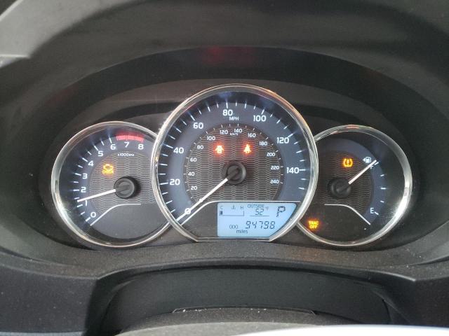 5YFBURHE6GP449880 - 2016 TOYOTA COROLLA L SILVER photo 9