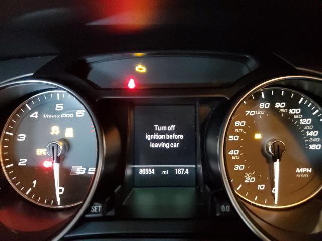 WAUCGAFR1DA032571 - 2013 AUDI S5 PREMIUM PLUS თეთრი ფოტო 9