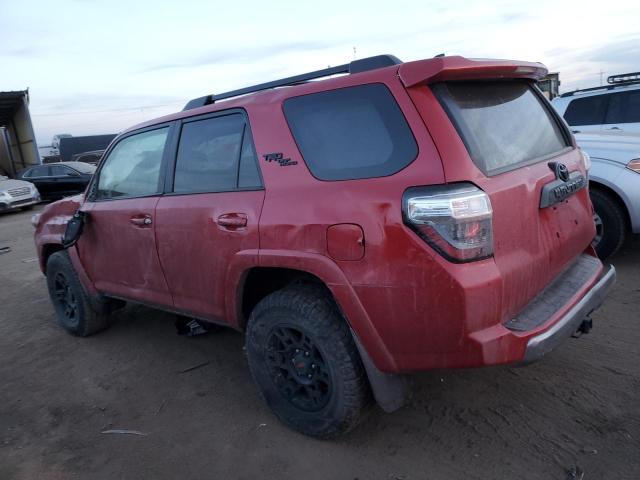 JTEBU5JR1K5652134 - 2019 TOYOTA 4RUNNER SR5 BURGUNDY photo 2