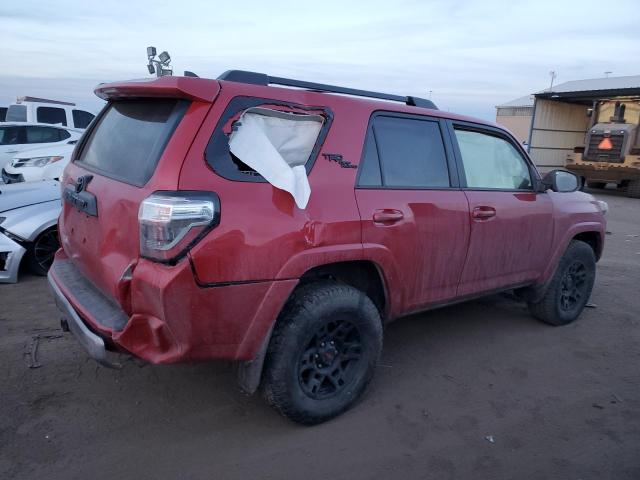 JTEBU5JR1K5652134 - 2019 TOYOTA 4RUNNER SR5 BURGUNDY photo 3