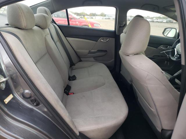 19XFB2F55DE001399 - 2013 HONDA CIVIC LX GRAY photo 10