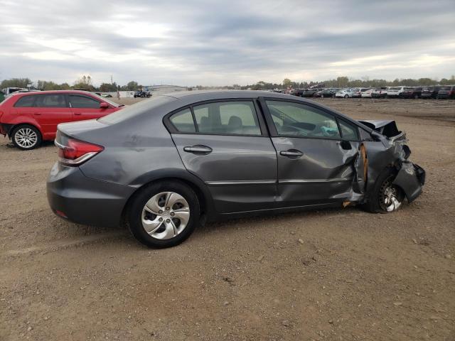 19XFB2F55DE001399 - 2013 HONDA CIVIC LX GRAY photo 3