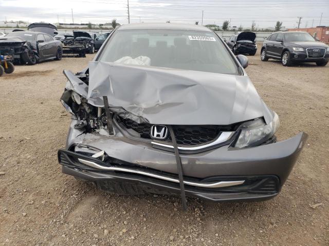19XFB2F55DE001399 - 2013 HONDA CIVIC LX GRAY photo 5