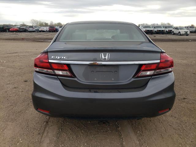 19XFB2F55DE001399 - 2013 HONDA CIVIC LX GRAY photo 6