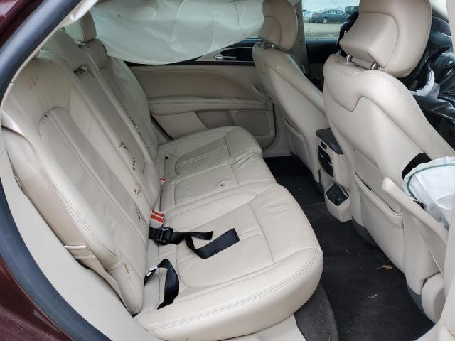 3LN6L5F97HR630450 - 2017 LINCOLN MKZ RESERVE ბურგუნდია ფოტო 10