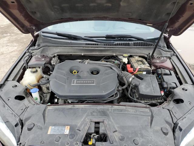 3LN6L5F97HR630450 - 2017 LINCOLN MKZ RESERVE ბურგუნდია ფოტო 11