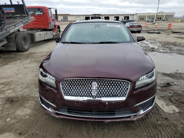 3LN6L5F97HR630450 - 2017 LINCOLN MKZ RESERVE ბურგუნდია ფოტო 5