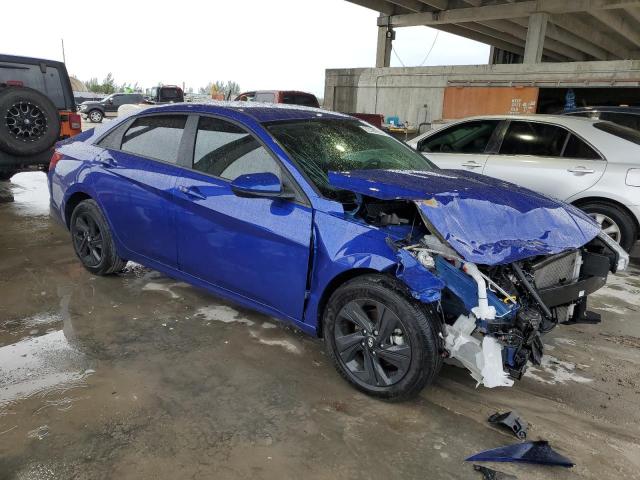 KMHLM4AJ9PU077819 - 2023 HYUNDAI ELANTRA BLUE BLUE photo 4