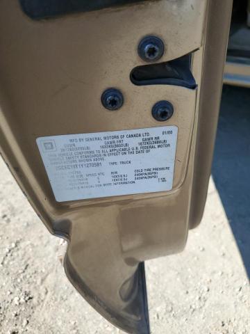 2GCEC19T1Y1270581 - 2000 CHEVROLET SILVERADO C1500 灰色 照片 12