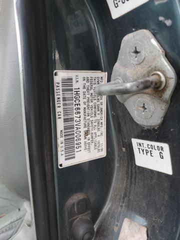 1HGCE6673VA006951 - 1997 HONDA ACCORD EX BLUE photo 12